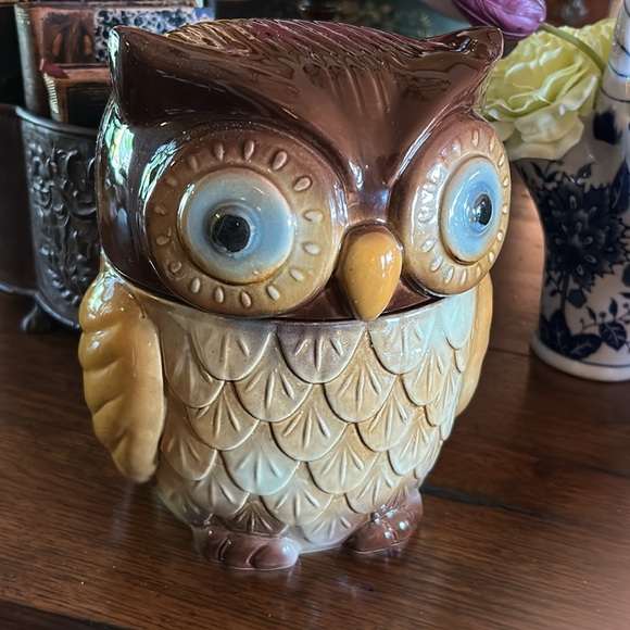 Vintage Owl Cookie Jar - Picture 2 of 8